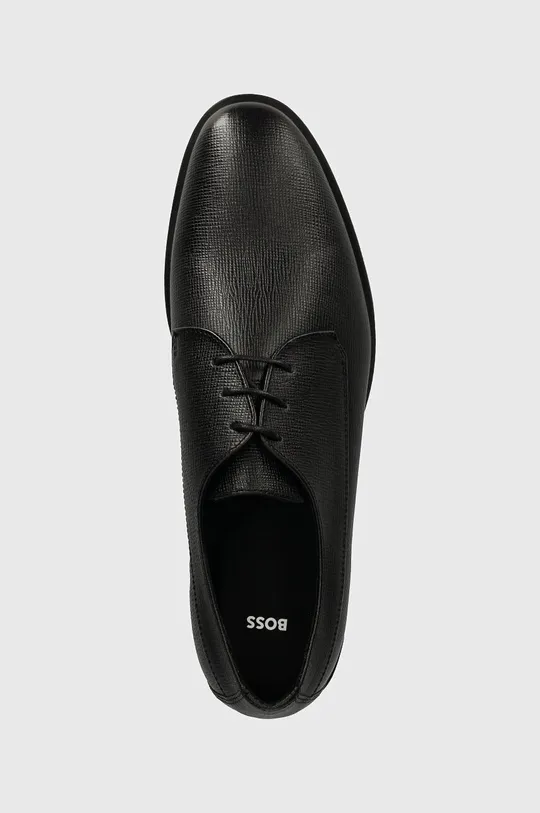 Шкіряні туфлі BOSS Colby чорний 50523042.001