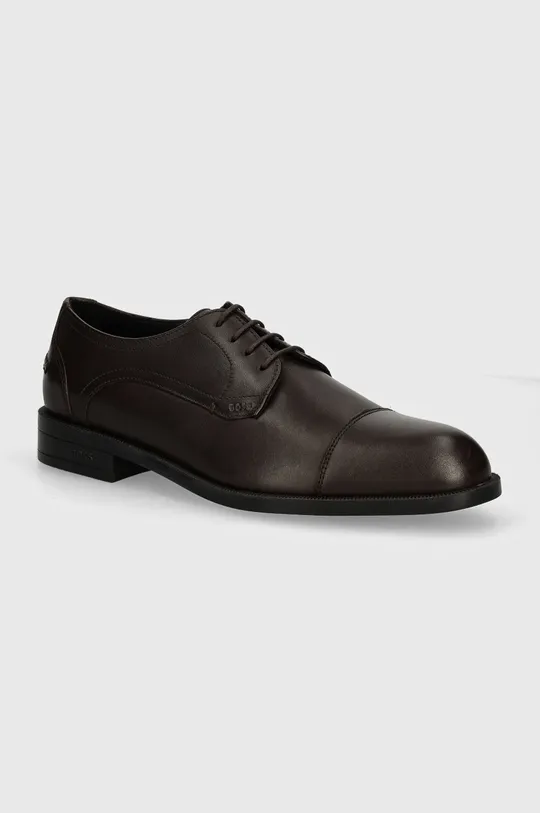 Кожаные туфли BOSS Tayil elegant коричневый 50523070.201