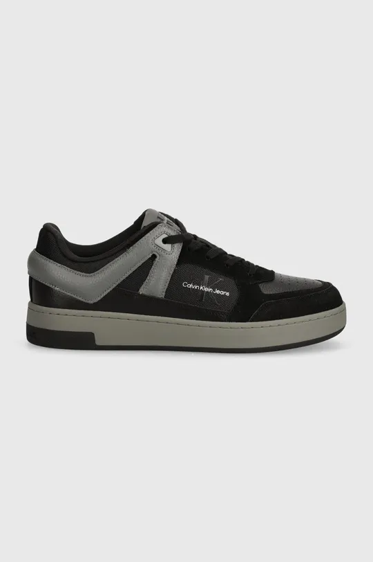 Calvin Klein Jeans sneakersy BASKET CUP LOW LACEUP LTH ML MTR czarny