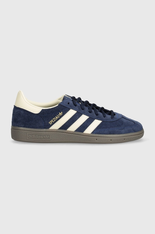 Кожаные кроссовки adidas Originals Hanball Spezial IF7087 тёмно-синий AW24