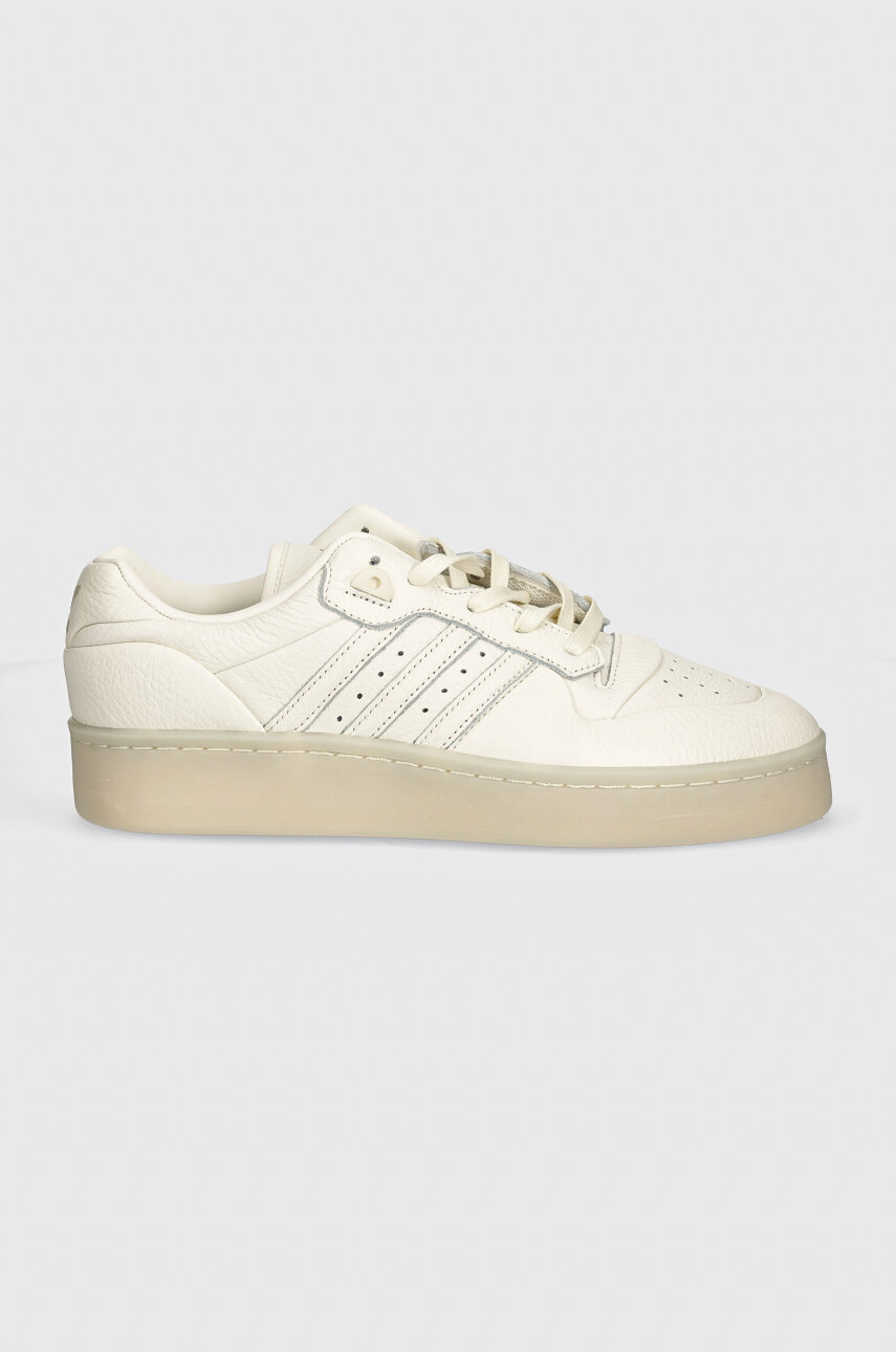 Кожаные кроссовки adidas Originals Rivalry Low цвет белый IF7184 на PRM