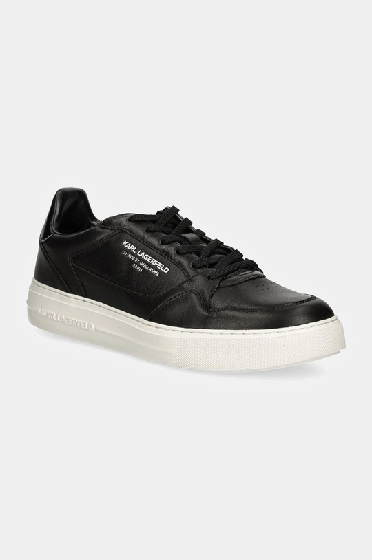 Karl Lagerfeld sneakersy skórzane T/KAP Planet friendly czarny KL51422.000