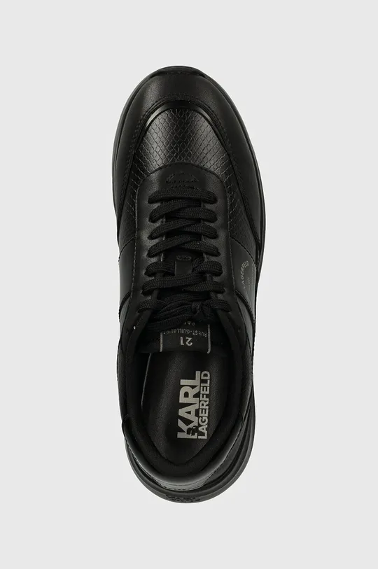 Шкіряні кросівки Karl Lagerfeld SERGER чорний KL53624P.00X