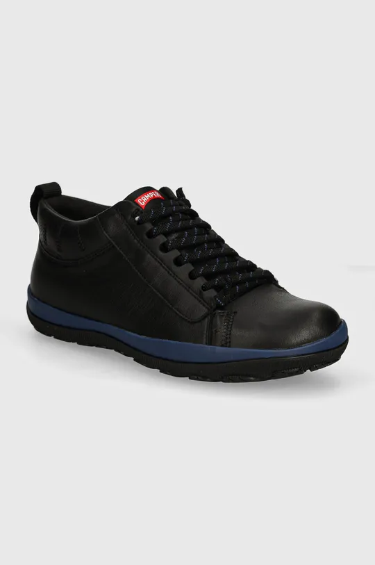 Кожаные кроссовки Camper Peu Pista GM низкая чёрный K300285.036