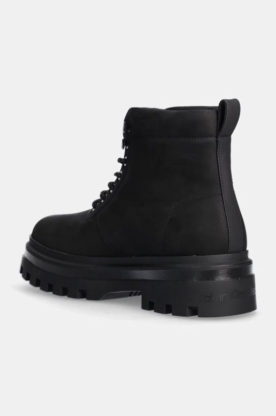 Obutev Čevlji iz nubuka Calvin Klein Jeans LUGGED LACEUP BOOT OXF HIKING NB YM0YM01076 črna