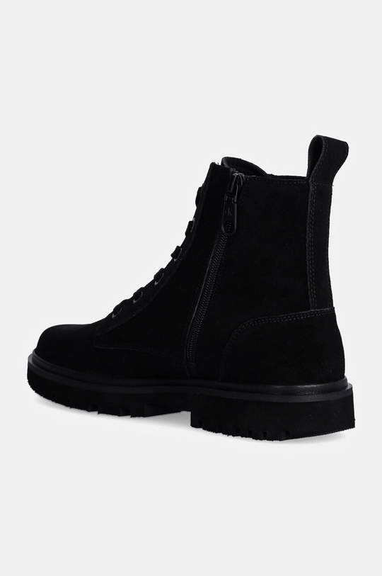 Obutev Usnjeni gležnarji Calvin Klein Jeans EVA BOOT MID LACEUP ICONIC DRESS YM0YM01070 črna