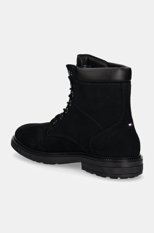 Obutev Gležnjarji iz semiša Tommy Hilfiger HILFIGER OUTDOOR SUEDE BOOT FM0FM05193 mornarsko modra