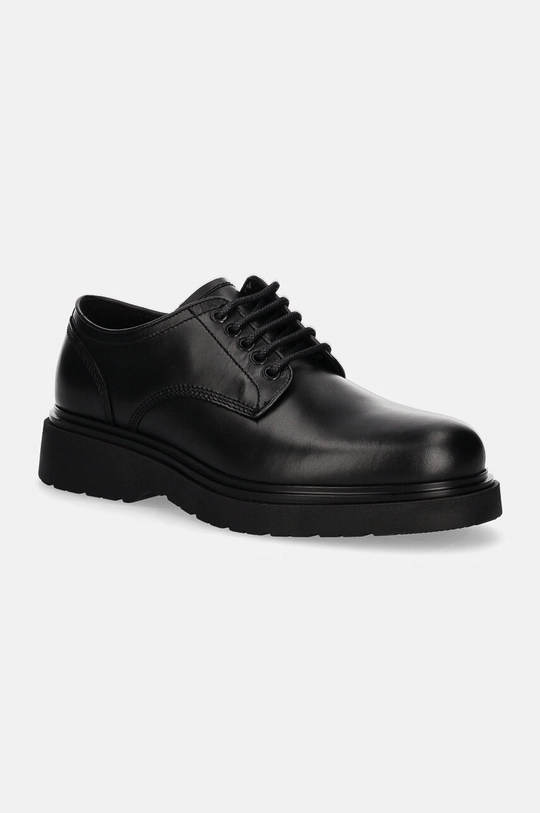 Calvin Klein scarpe in pelle DERBY LTH pelle fiore nero HM0HM01574