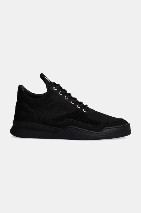 Замшеві кросівки Filling Pieces Low Top 25255111847 чорний AW24