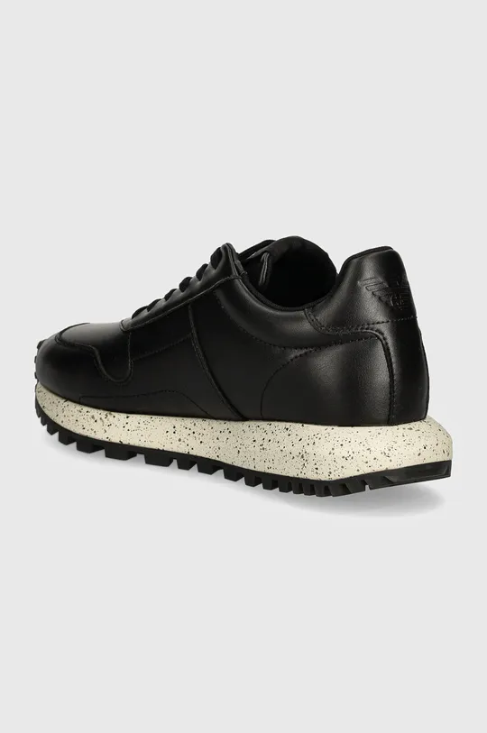 Обувь Кожаные кроссовки Emporio Armani X4X639.XD382.00002 чёрный