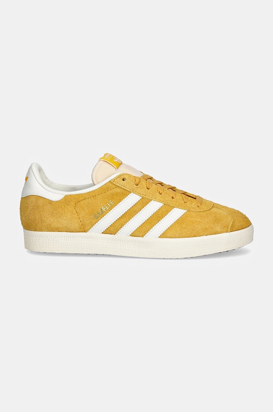 Замшеві кросівки adidas Originals Gazelle IF9654 жовтий AW24