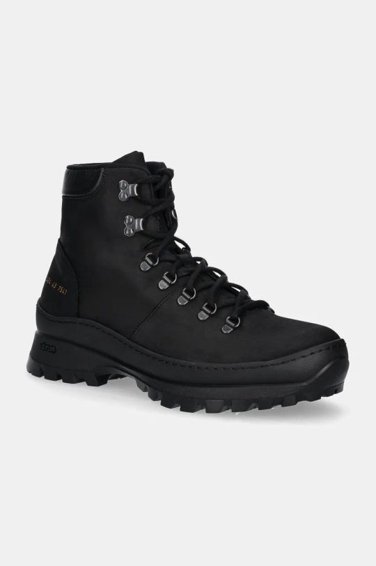 Common Projects bocanci de piele Hiking Boot neizolat negru 2454.7547