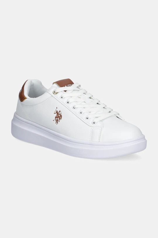 U.S. Polo Assn. sneakersy CODY imitacja skóry licowej biały CODY001M.DY2