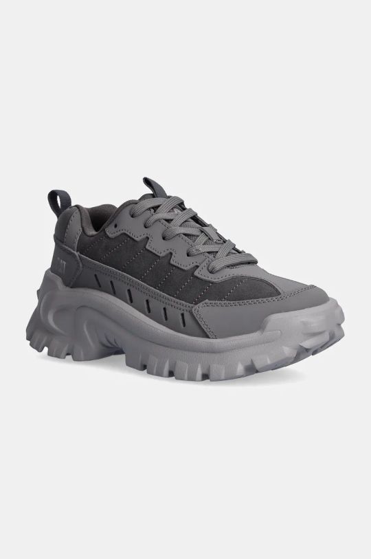 Caterpillar sneakers din piele INTRUDER ESSENTIAL mic de statură gri P726097