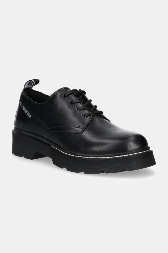 Karl Lagerfeld pantofi de piele KAMDEN piele negru KL10420.000