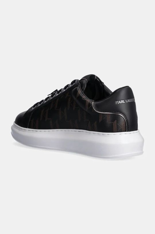 Boty Kožené sneakers boty Karl Lagerfeld KAPRI MENS KL52563.000 černá