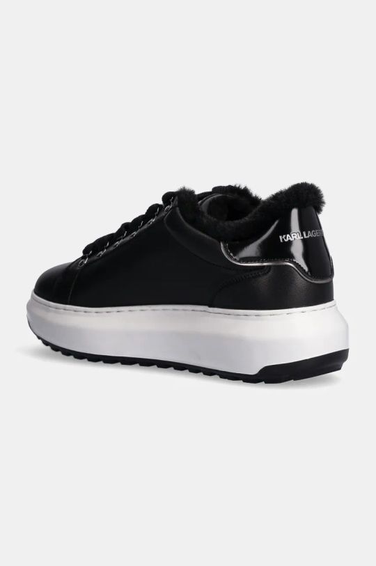 Boty Kožené sneakers boty Karl Lagerfeld KAPRI LUG KL57544.000 černá