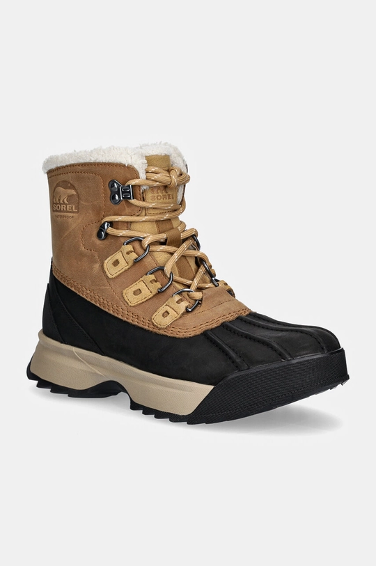 Sorel scarponi da trekking SCOUT 87 LUX WP LTHR 20 finta pelle fiore marrone 2078371263