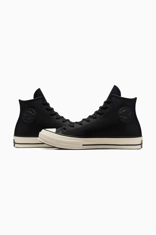 Δερμάτινα ελαφριά παπούτσια Converse Chuck 70 Leather μαύρο A08637C