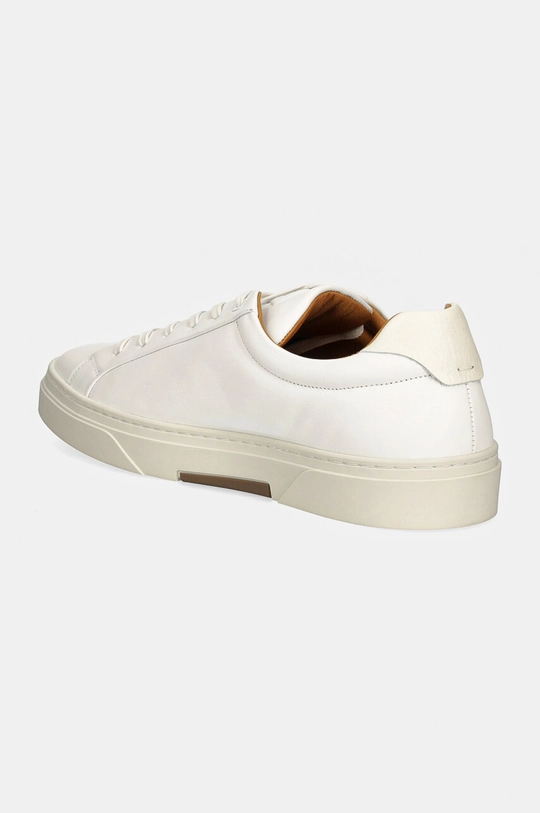 Boty Kožené sneakers boty Hackett London HACKNEY CLASSIC HMS21417 bílá