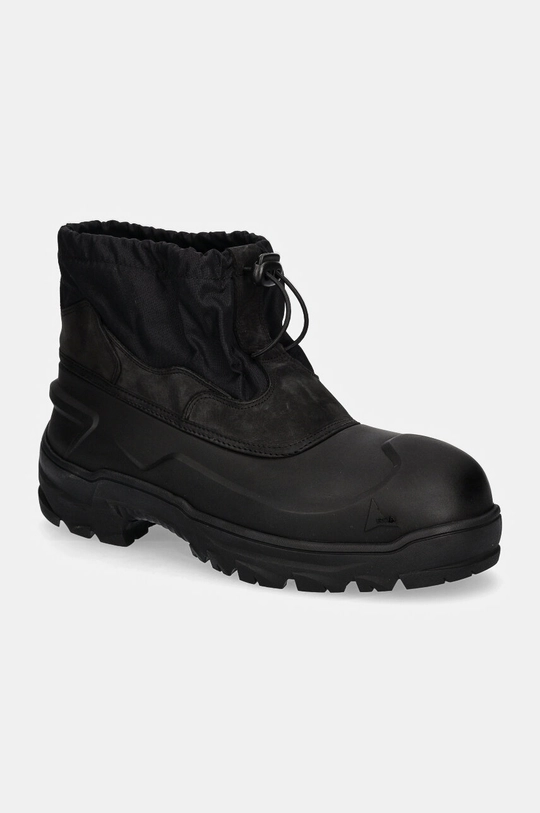 ROA shoes Low Top Rubber Boot synthetic black NBUW179FA41