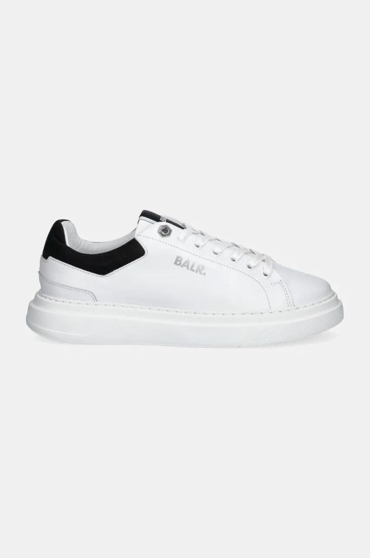 Usnjene superge BALR. Game Day Sneaker B1511.1036 bela AW24