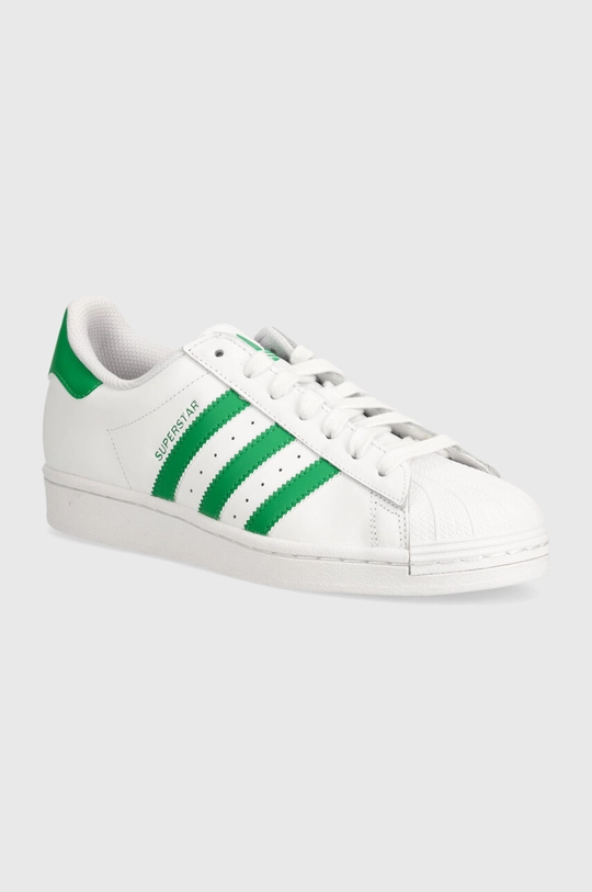 adidas Originals leather sneakers Superstar grain leather white IE9047