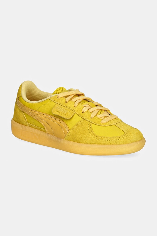 Puma sneakers in pelle Palermo pelle fiore giallo 398381