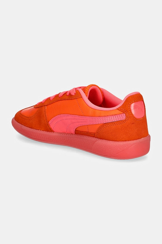 Obuwie Puma sneakersy skórzane Palermo 398381 pomarańczowy