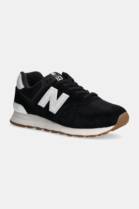 Αθλητικά New Balance 574 δέρμα σαμουά μαύρο U574RAB