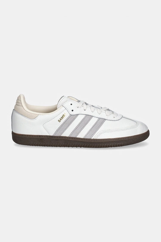 Шкіряні кросівки adidas Originals Samba OG IH4880 білий AW24