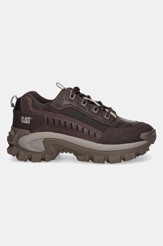 Nubuck sneakers Caterpillar INTRUDER P111566 καφέ AW24