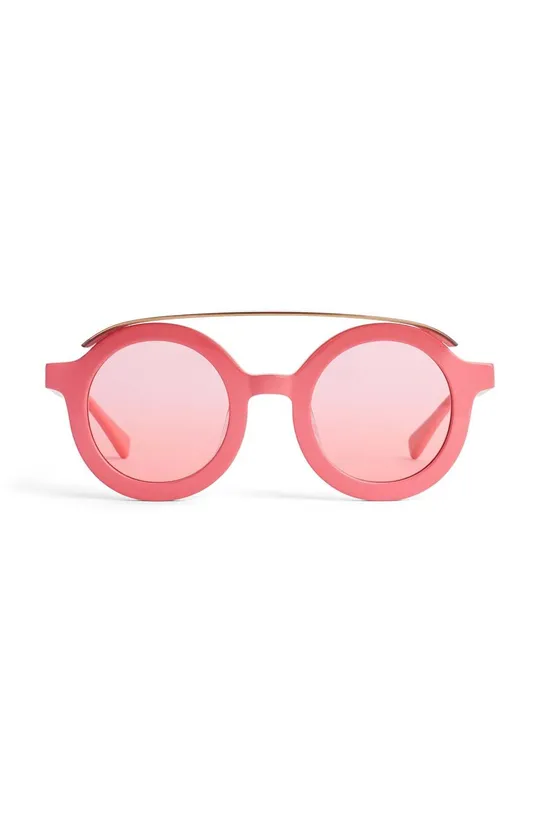 różowy Mini Rodini okulary przeciwsłoneczne dziecięce Dziewczęcy