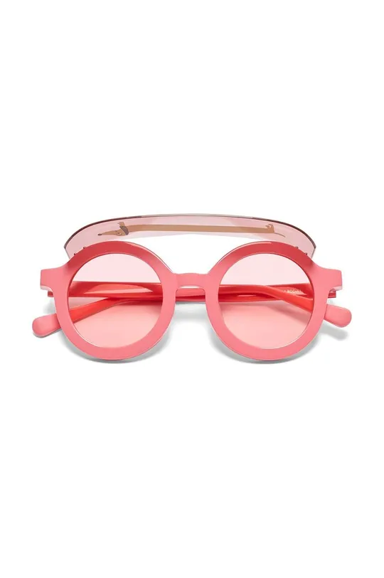 Mini Rodini okulary przeciwsłoneczne dziecięce różowy