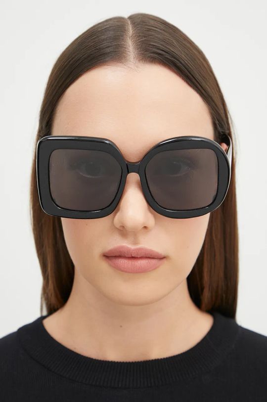 Jacquemus sunglasses CARRE ROND 2 rectangle black JAC10C1SUN