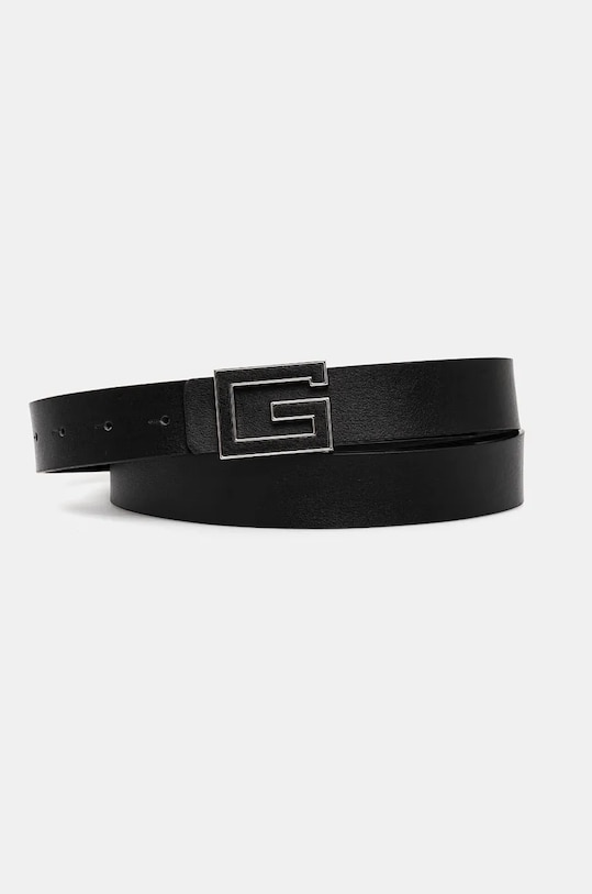 Кожаный ремень Guess мужской цвет чёрный BMGLSL.P4330 | ANSWEAR.ua