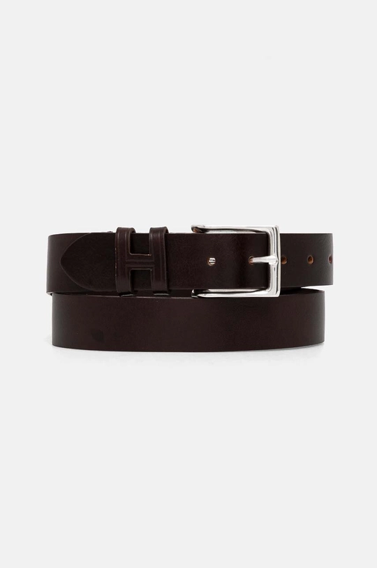 Hackett London cintura in pelle marrone HM413177