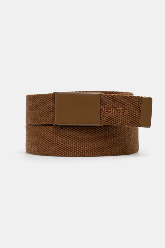 Ζώνη Carhartt WIP Script Belt Tonal καφέ I028401.HZXX