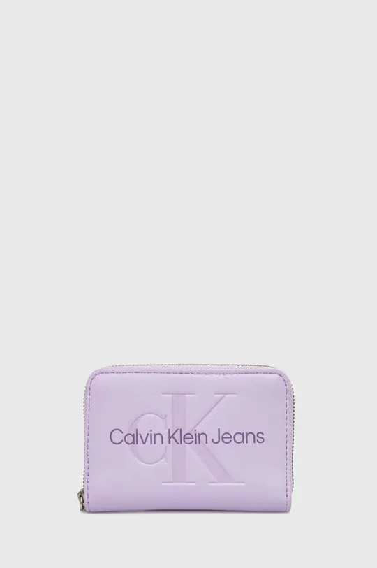 μωβ Πορτοφόλι Calvin Klein Jeans Γυναικεία
