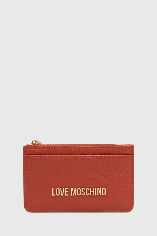 pomarańczowy Love Moschino portfel Damski