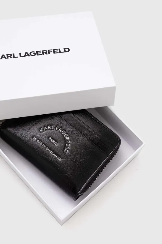 czarny Karl Lagerfeld portfel