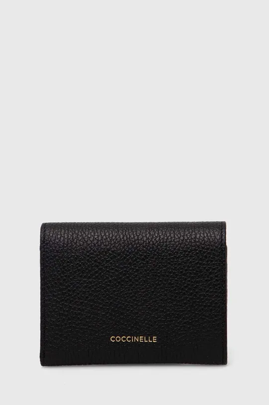 Kožená peňaženka Coccinelle KELSEY čierna