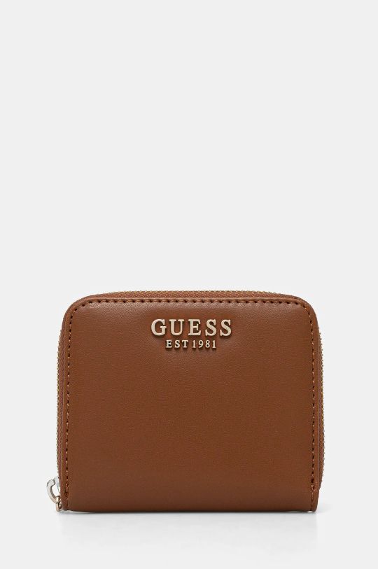 Novčanik Guess LAUREL bez uzorka smeđa SWVC85.00137