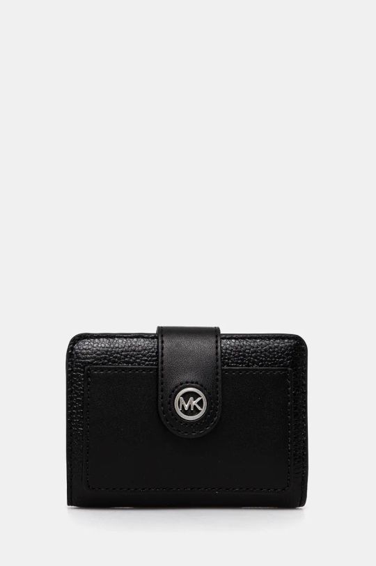 MICHAEL Michael Kors portfel skórzany skóra licowa czarny 32H3S0KD5L