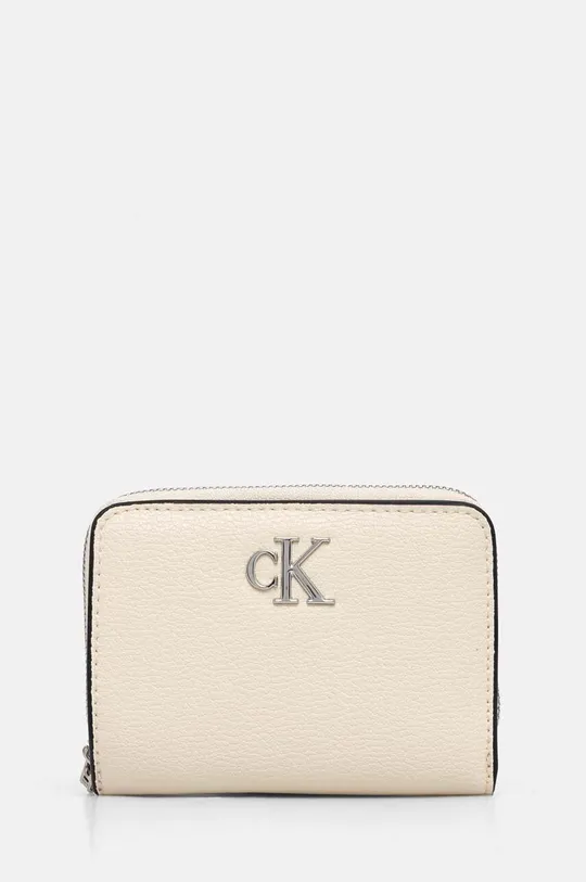 Гаманець Calvin Klein Jeans імітація лицьової шкіри бежевий K60K612740