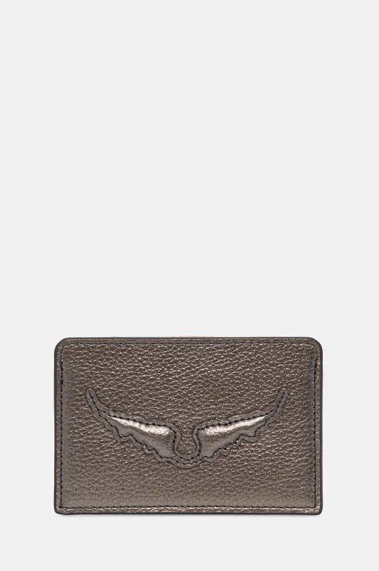 ZADIG&VOLTAIRE portacarte in pelle custodia per carte argento LWSG01267