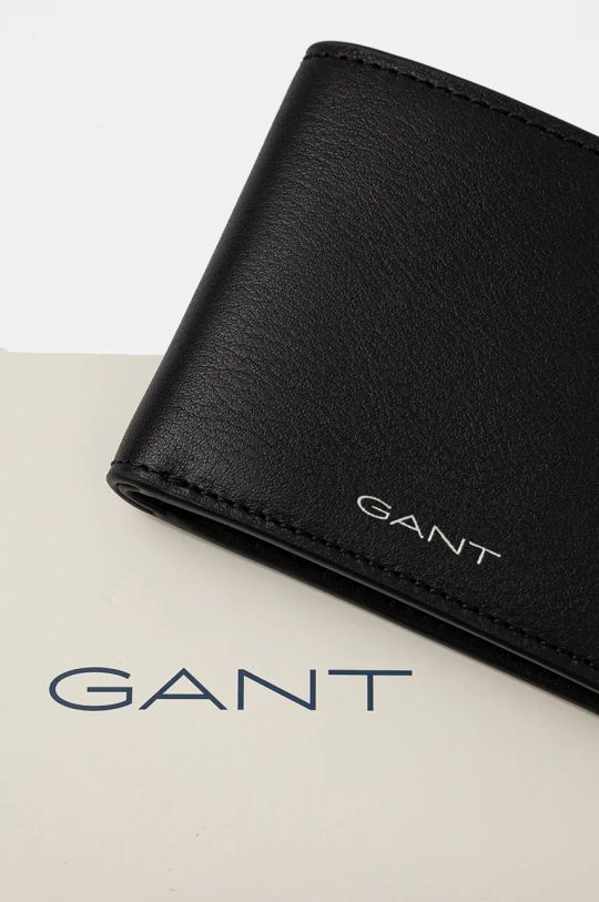 Gant portofel de piele negru 9970066