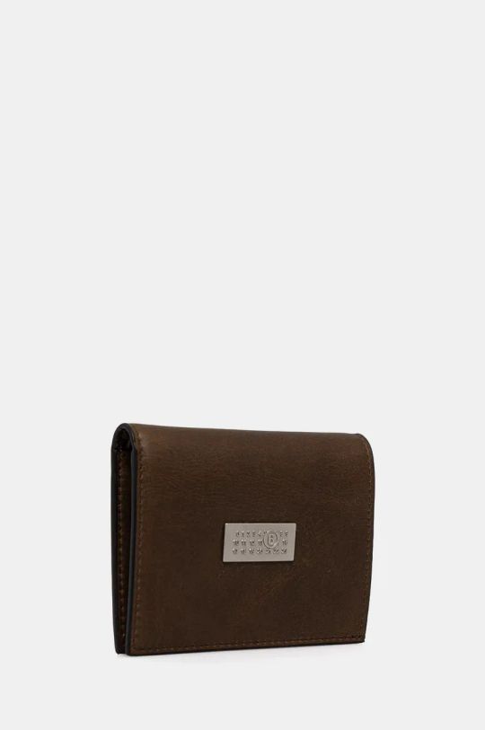 MM6 Maison Margiela leather wallet SA5UI0015.P7179 brown AW24