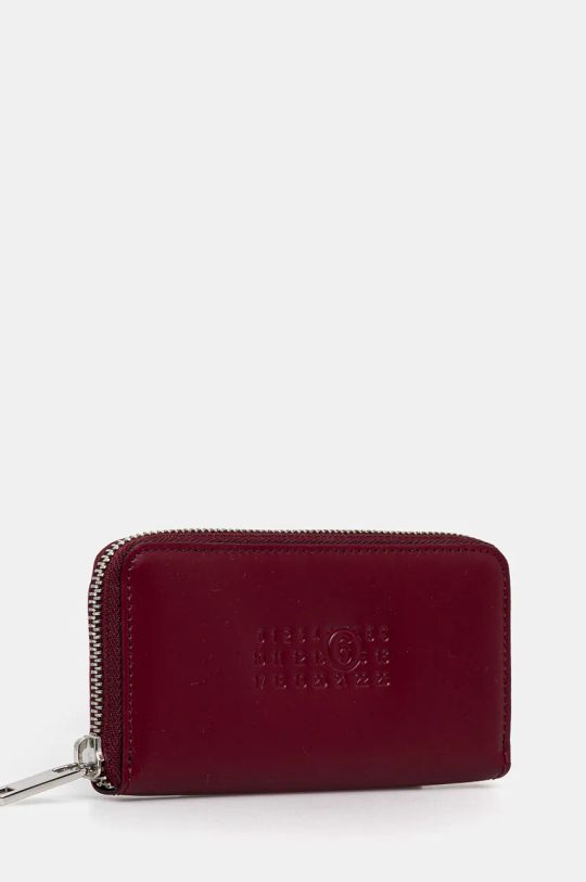 MM6 Maison Margiela leather wallet SA5UI0018.P7183 red AW24