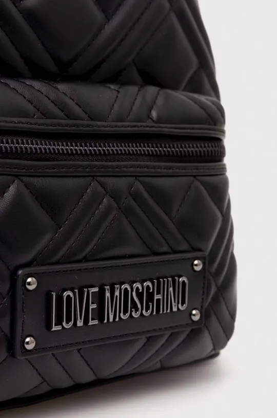 czarny Love Moschino plecak